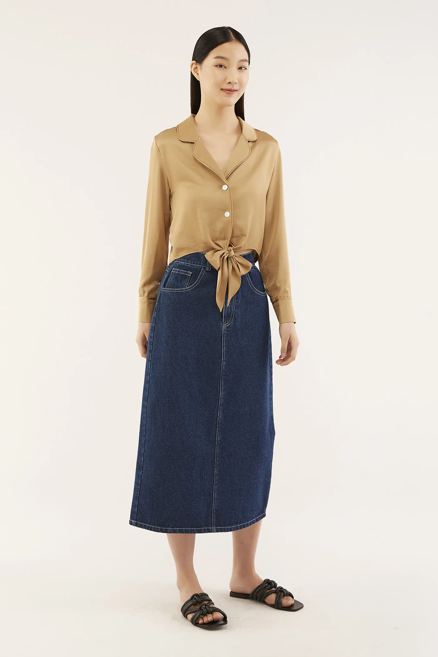 Adah Satin Blouse 