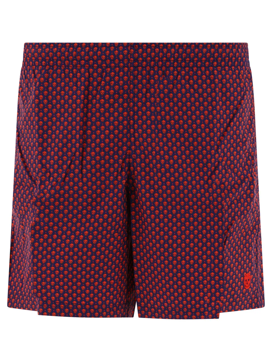Alexander McQueen    Alexander Mc Queen Skull Dots Swim Shorts