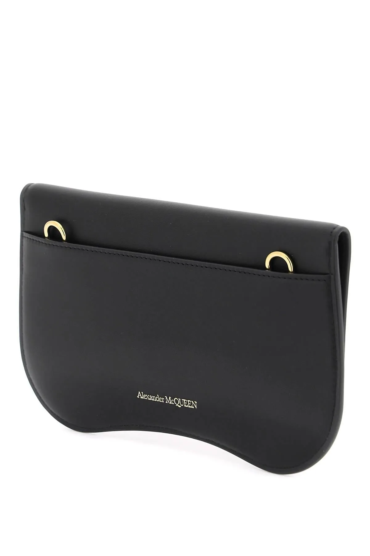 Alexander McQueen    Alexander Mcqueen Seal Crossbody Pouch