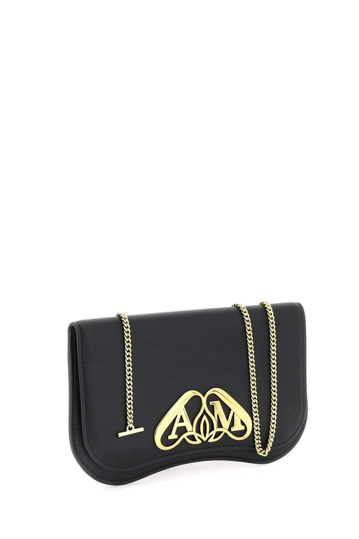 Alexander McQueen    Alexander Mcqueen Seal Crossbody Pouch