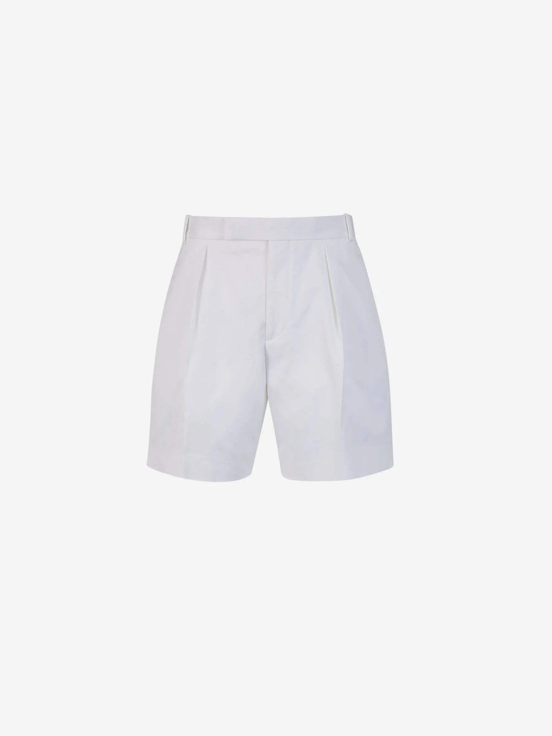 Alexander McQueen Cotton Formal Bermuda Shorts 
