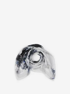 Alexander McQueen Silk Printed Scarf 