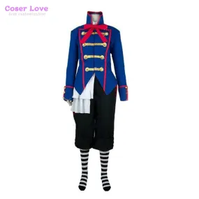 Black Butler Drocell Caines Cosplay Costume Christmas New years Costume! No wig