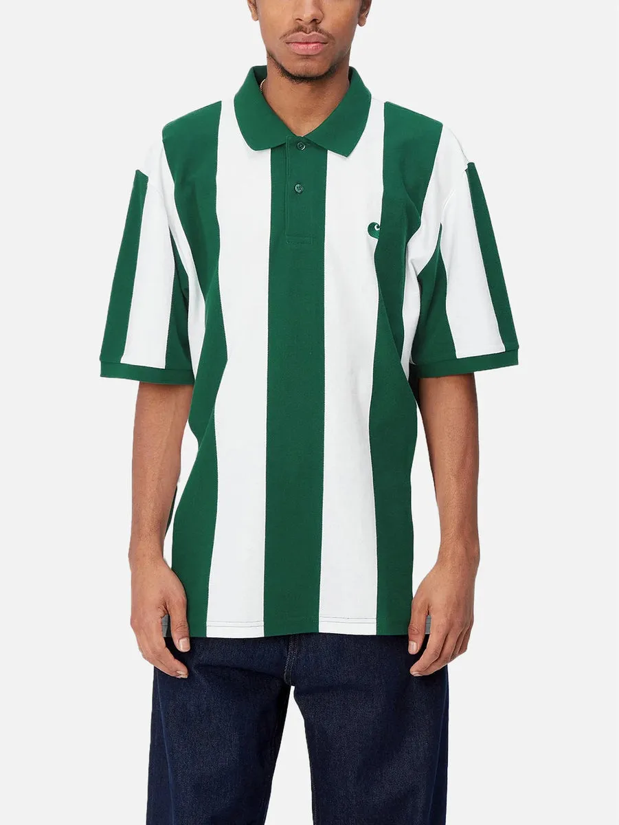 CARHARTT WIP S/S Hinton Polo - Hinton Stripe