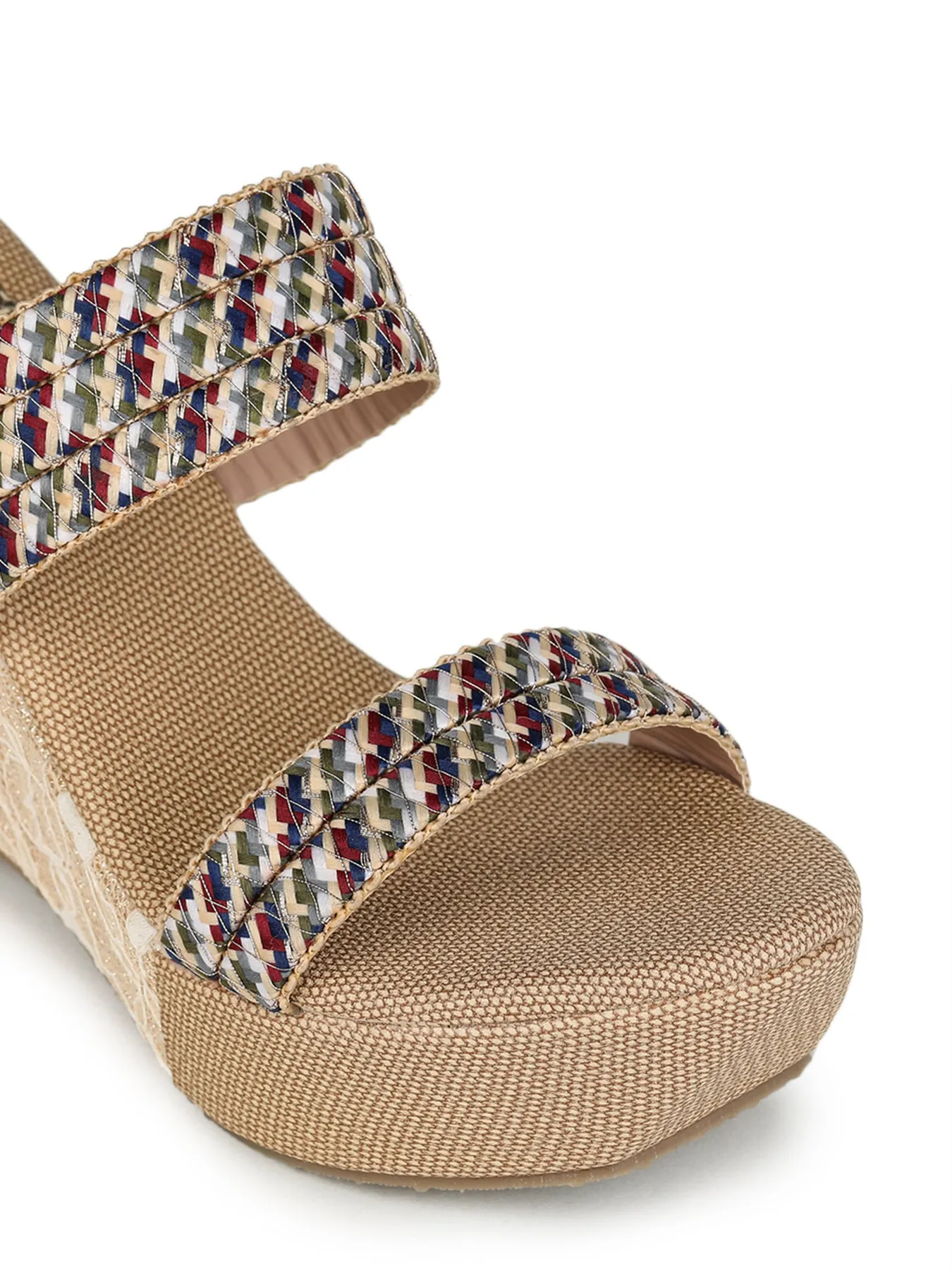 Shezone Beige Women Heels