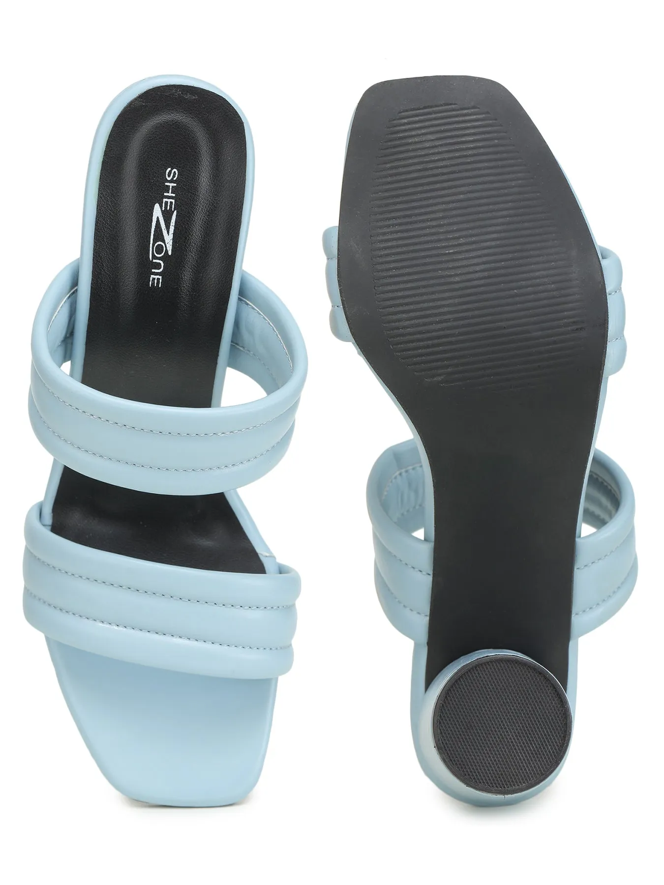 Shezone  Blue Women Heels