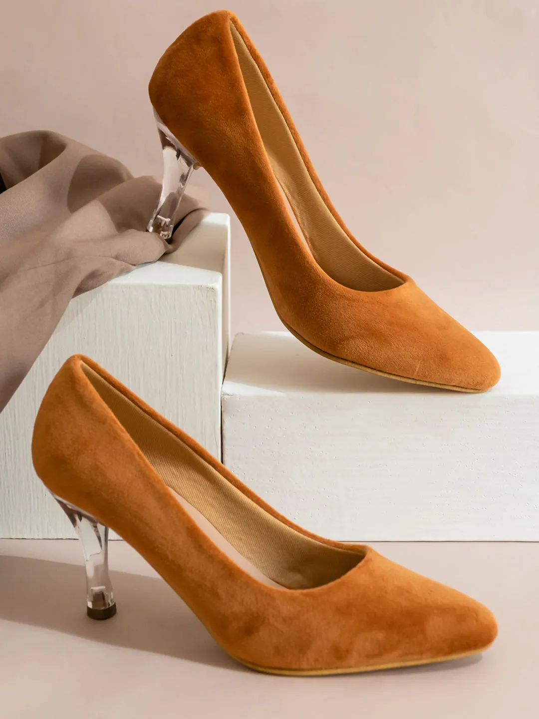 Shezone Rust Women Heels